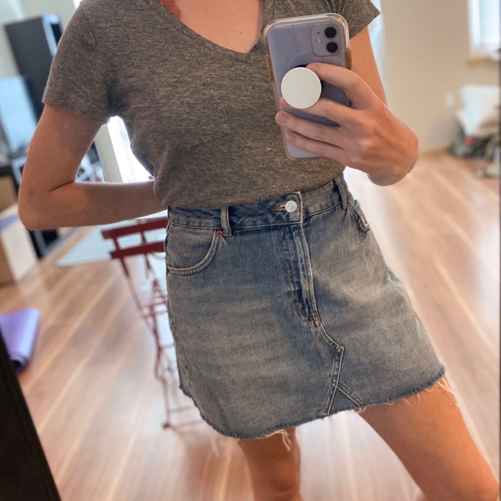 Topshop Denim Skirt